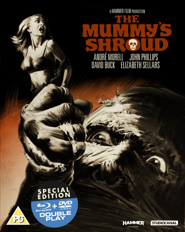 The Mummys Shroud - Double Play (Blu-Ray en DVD) Afbeelding 1