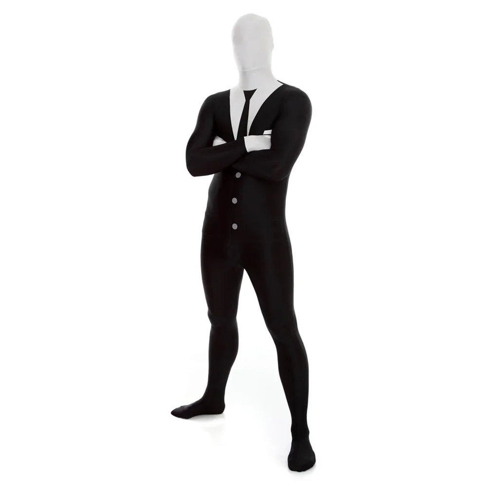 Morphsuit Slenderman - Volwassene - M - Zwart Afbeelding 1