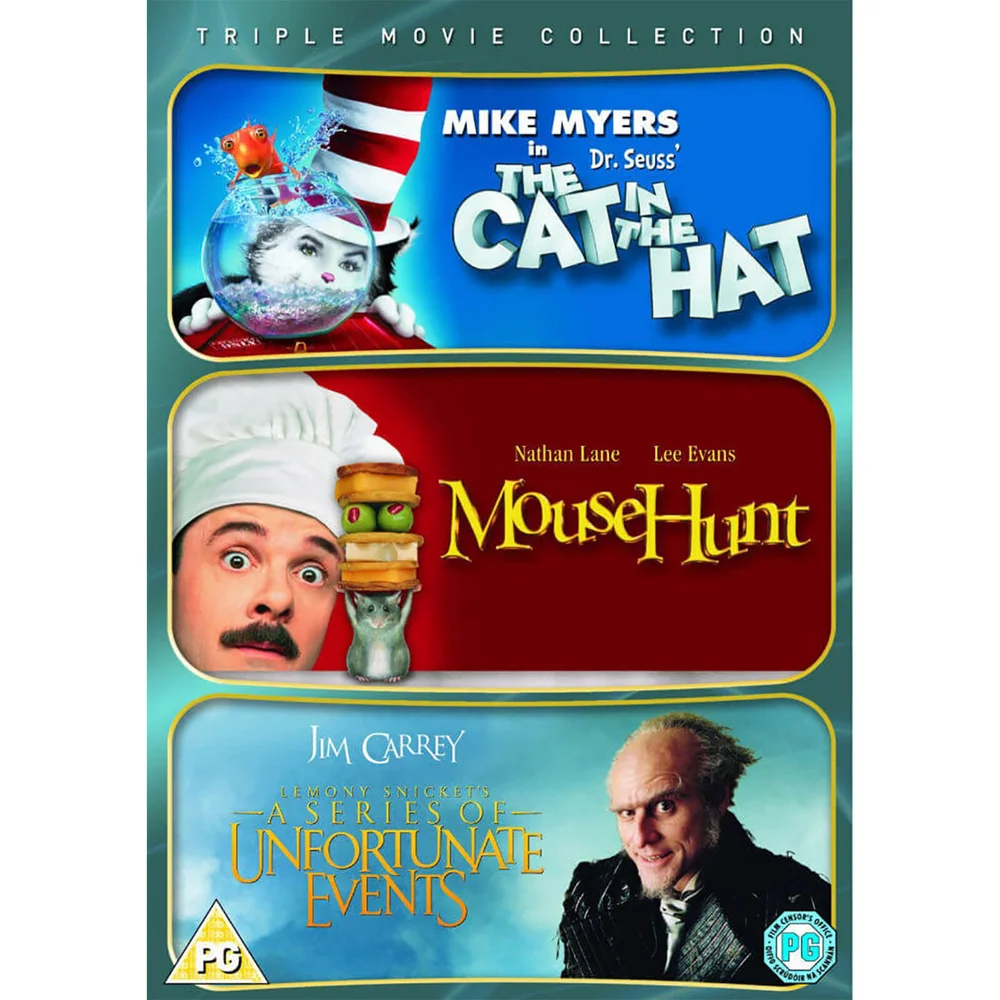 Cat in Hat / Mouse Hunt / Series of Unfortunate Events Afbeelding 1