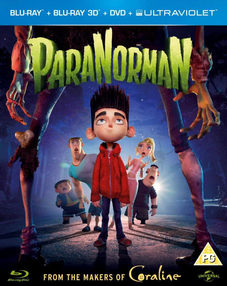ParaNorman 3D (3D Blu-Ray, 2D Blu-Ray, DVD, Digital Copy en UltraViolet Copy) Afbeelding 1