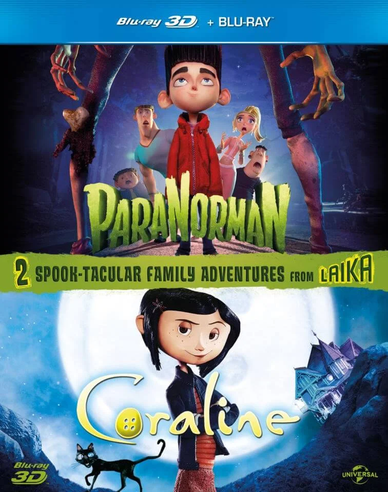 ParaNorman / Coraline (Bevat 3D Blu-Ray en 2D Blu-Ray) Afbeelding 1
