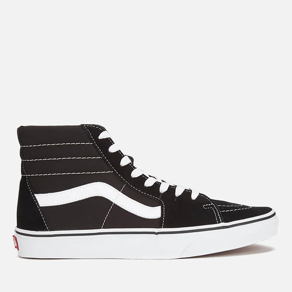 Vans Sk8 Hi-Top Trainers - Black/White - UK 7 Afbeelding 1