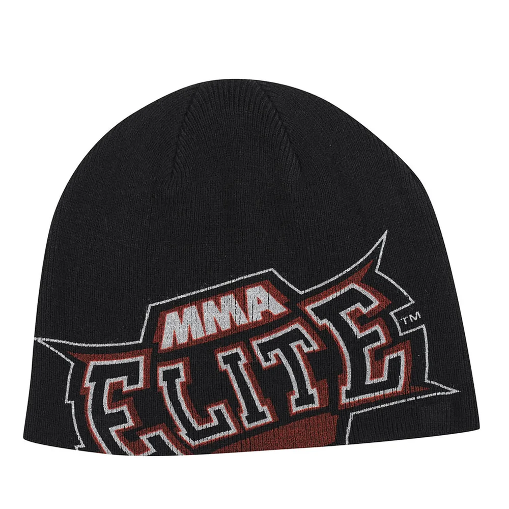 MMA Elite Men's Slide Beanie - Black - One size Afbeelding 1