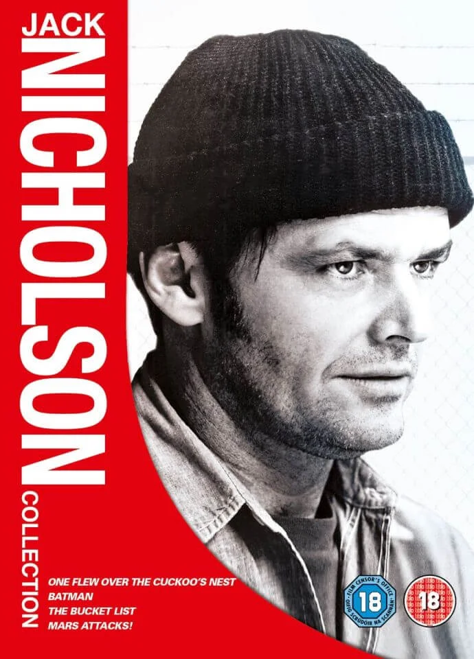 Jack Nicholson Box Set (One Flew Over Cuckoos Nest / Batman / Bucket List / Mars Attacks) Afbeelding 1