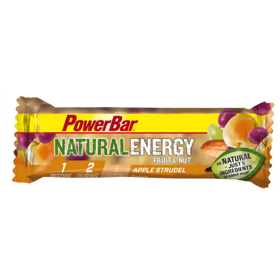 Powerbar Natural Energy Fruit & Nut - Apple Strudel Box of 24 Afbeelding 1