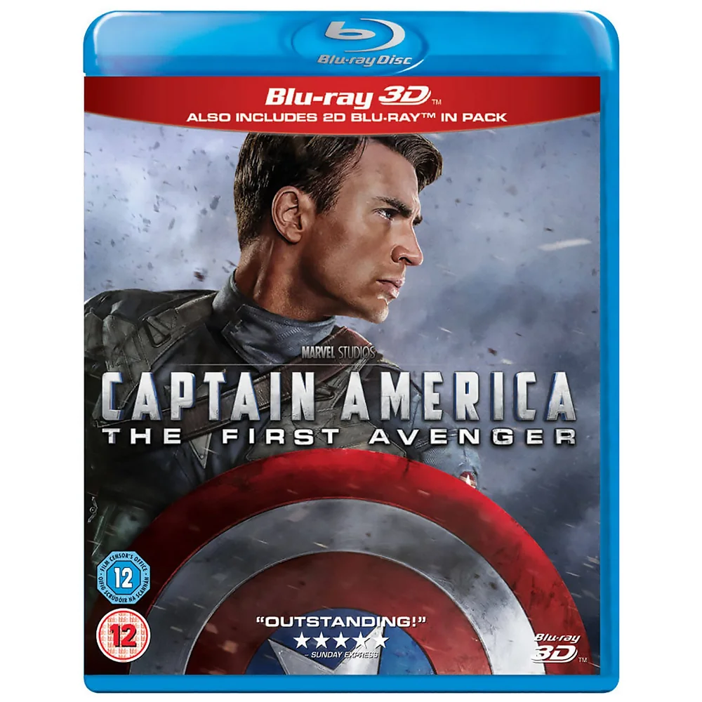 Captain America: The First Avenger 3D (Inclusief 2D Versie) Afbeelding 1