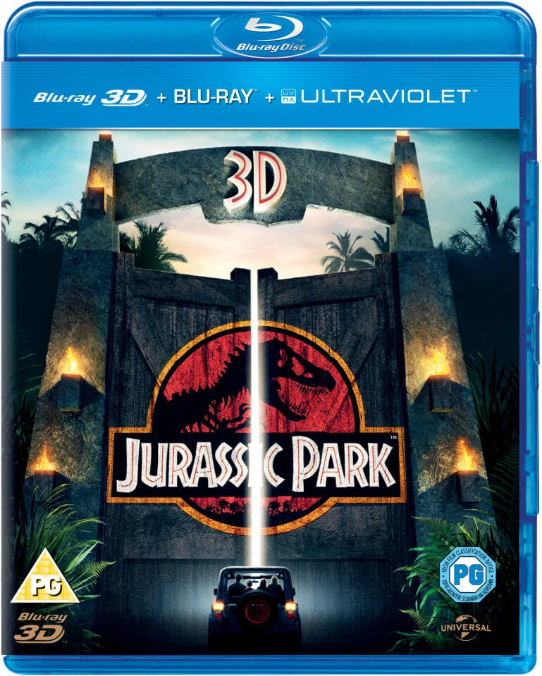 Jurassic Park 3D (Bevat UltraViolet Copy en 2D Versie) Afbeelding 1