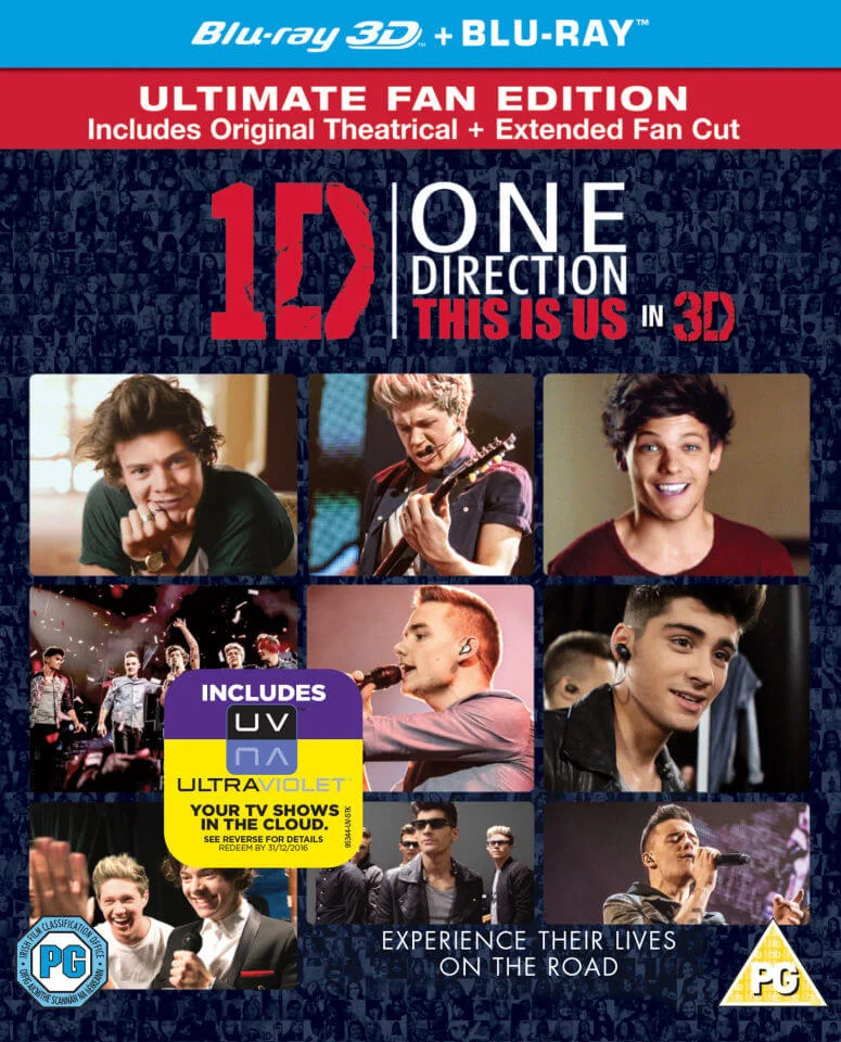 One Direction: This Is Us 3D (Bevat UltraViolet Copy) Afbeelding 1