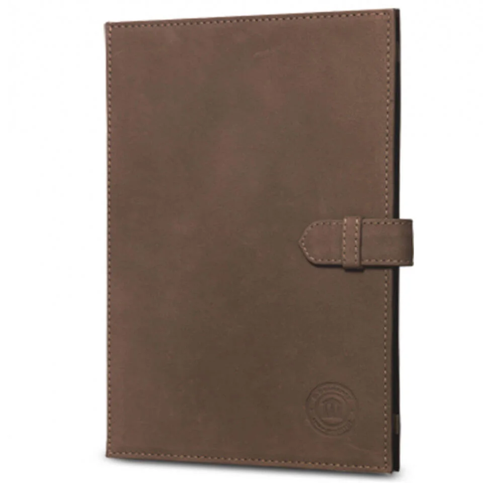 dbramante1928 Leren Folio Beschermhoes voor de iPad 2, 3, en 4 - Donkerbruin Afbeelding 1
