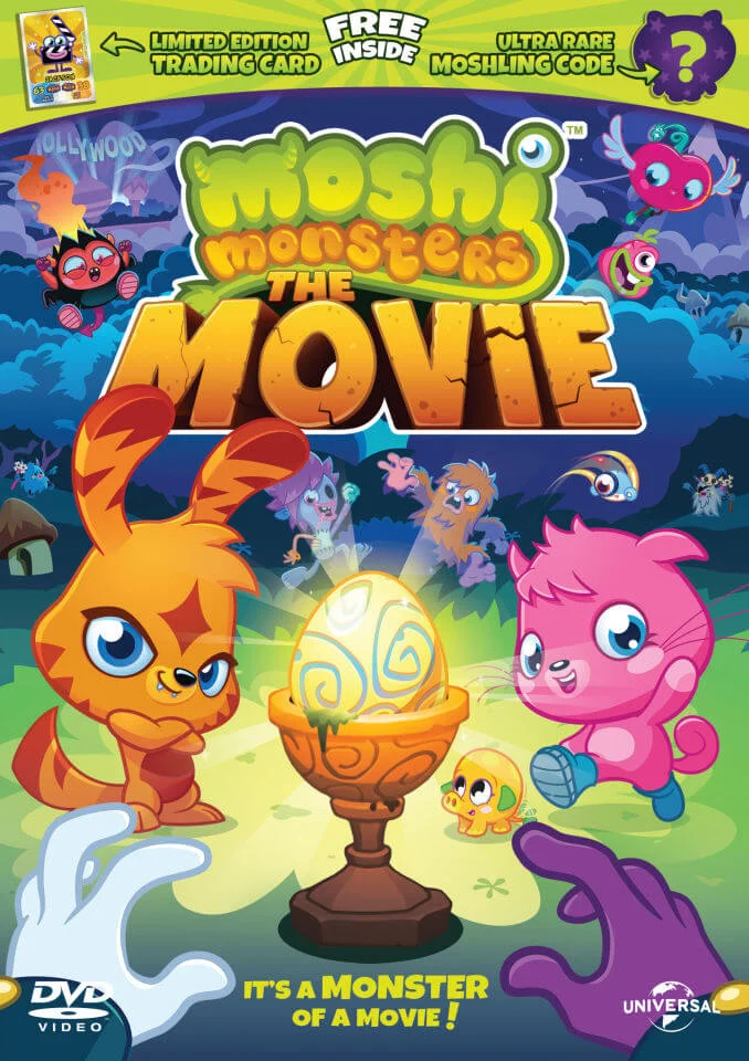 Moshi Monsters: Movie - Beperkte Editie (Bevat Trading Card, Ultra-Rare in Game Moshling Code en UltraViolet Copy) Afbeelding 1