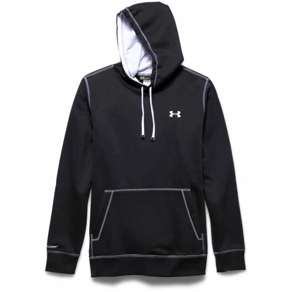 Under Armour Men's Storm Hoody - Black/White - S - Black/White Afbeelding 1