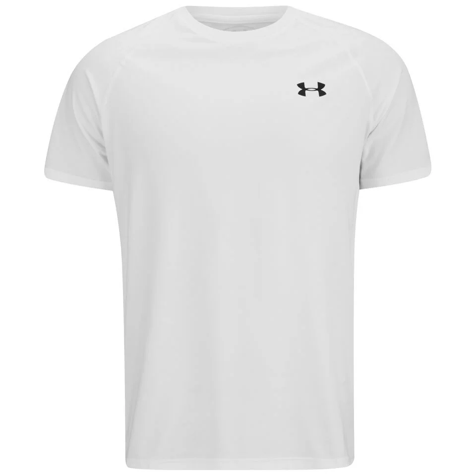 Under Armour Men's Tech Short Sleeve T-Shirt - White - S - Wit Afbeelding 1