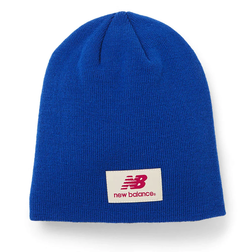 New Balance Unisex Slouch Beanie - Acrylic Royal Afbeelding 1