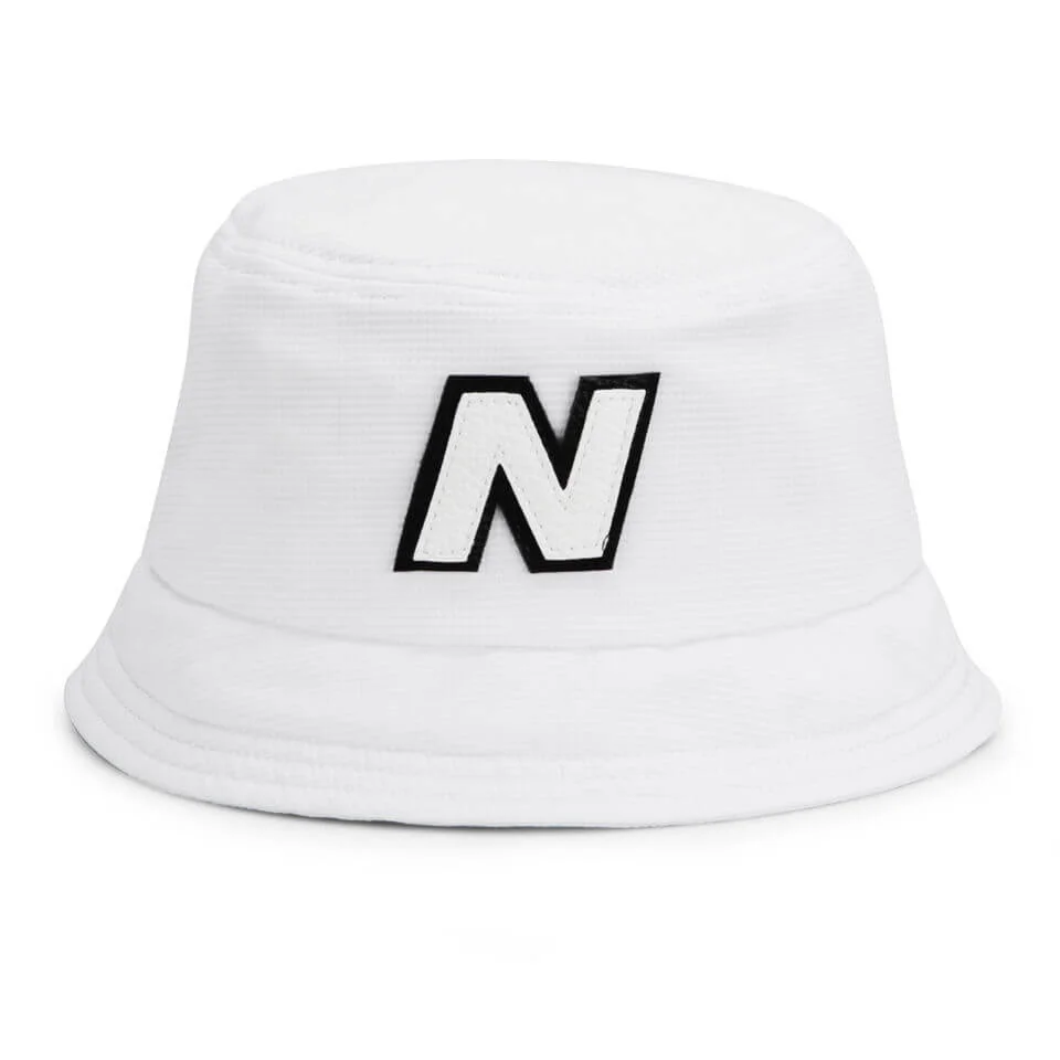 New Balance Unisex Glasto Ripstop Bucket Hat - Polyester Ripstop White Afbeelding 1