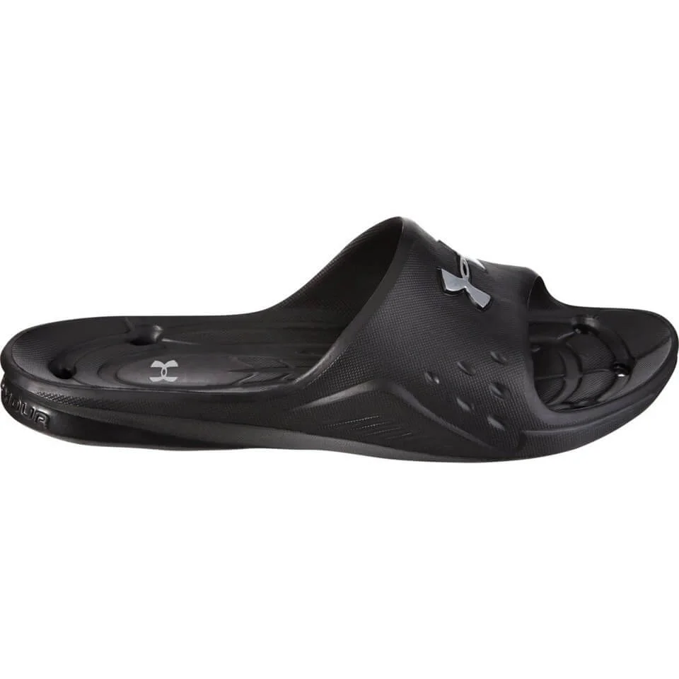 Under Armour Men's M Locker II SL Sandals - Black - 6 - Zwart Afbeelding 1