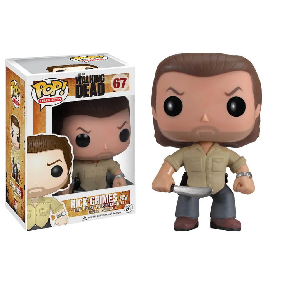 The Walking Dead Prison Yard Rick Funko Pop! Figuur Afbeelding 1
