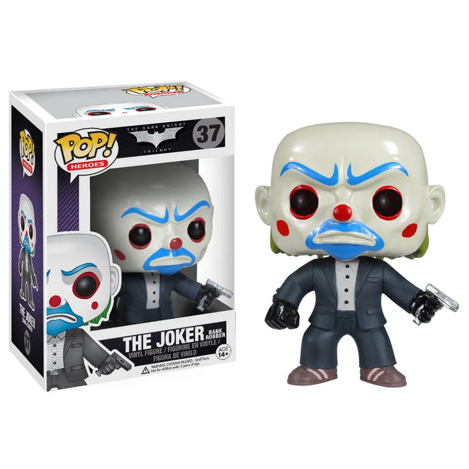 Batman Dark Knight The Joker Bank Robber Funko Pop! Figuur Afbeelding 1