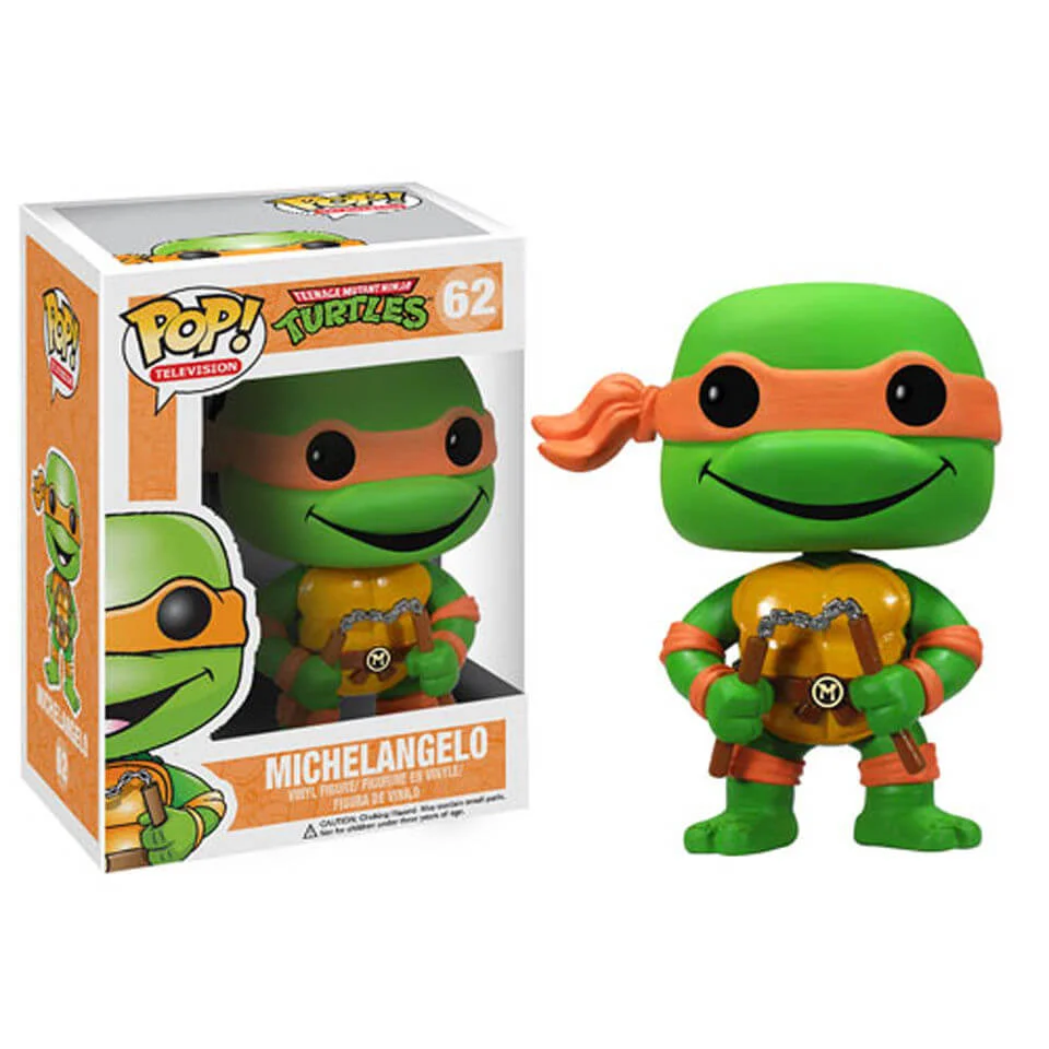 Teenage Mutant Ninja Turtles Michelangelo Funko Pop! Figuur Afbeelding 1