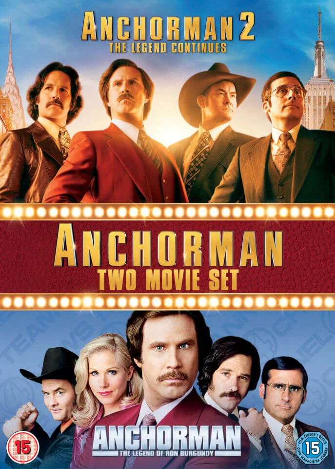 Anchorman: The Legend of Ron Burgundy / Anchorman 2: The Legend Continues Afbeelding 1