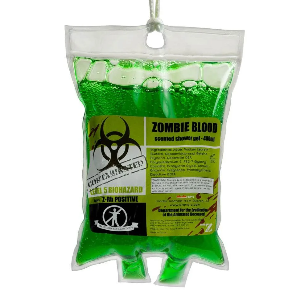 Zombie Blood Shower Gel II - groen Afbeelding 1