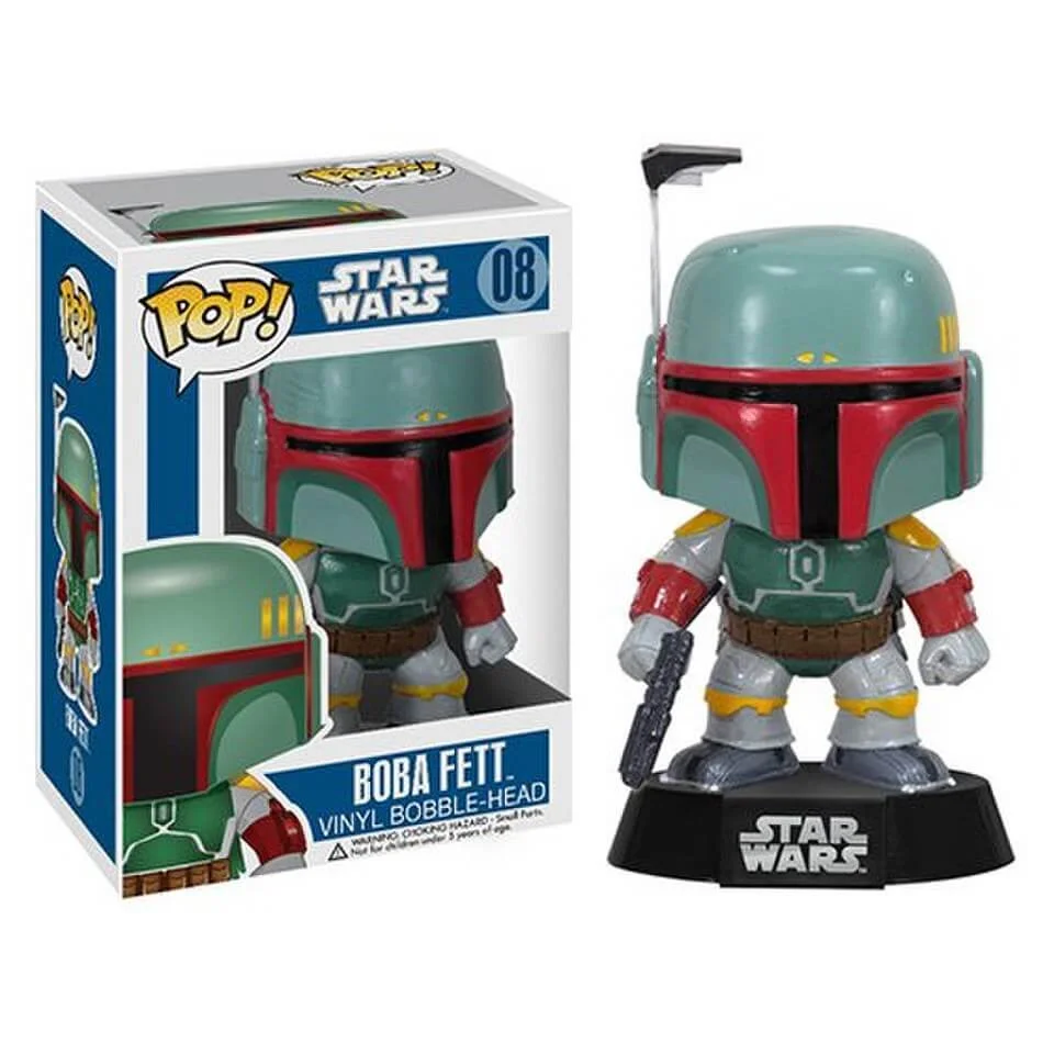 Star Wars Boba Fett Pop! Vinyl Figuur Bobblehead Afbeelding 1