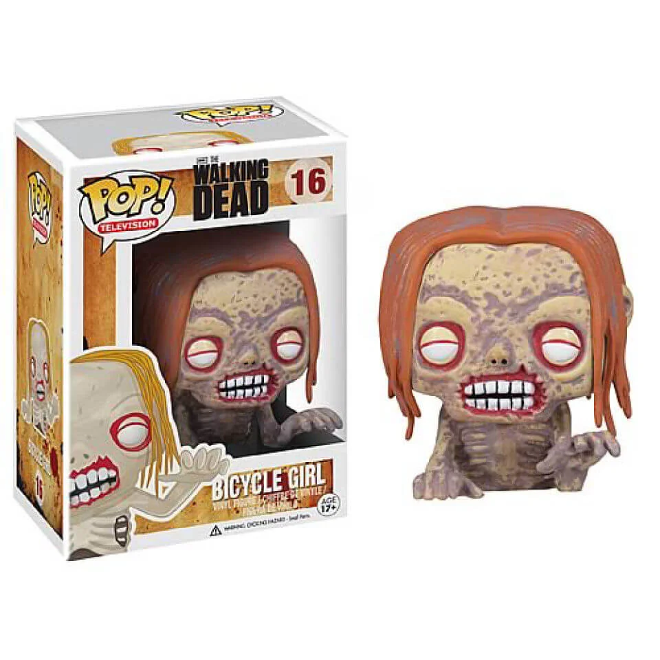 The Walking Dead Bicycle Girl Zombie Funko Pop! Figuur Afbeelding 1