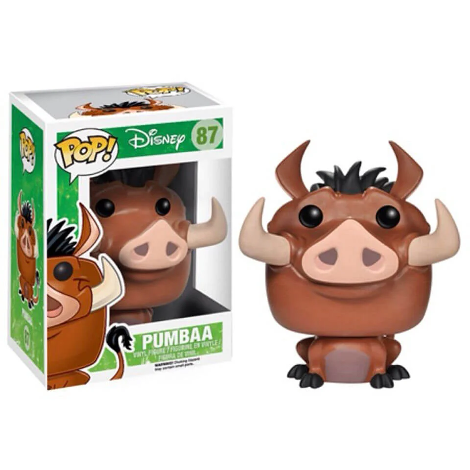 Disneys The Lion King Pumba Funko Pop! Figuur Afbeelding 1