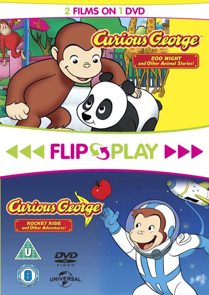 Curious George: Zoo Night / Curious George's Rocket Ride Afbeelding 1