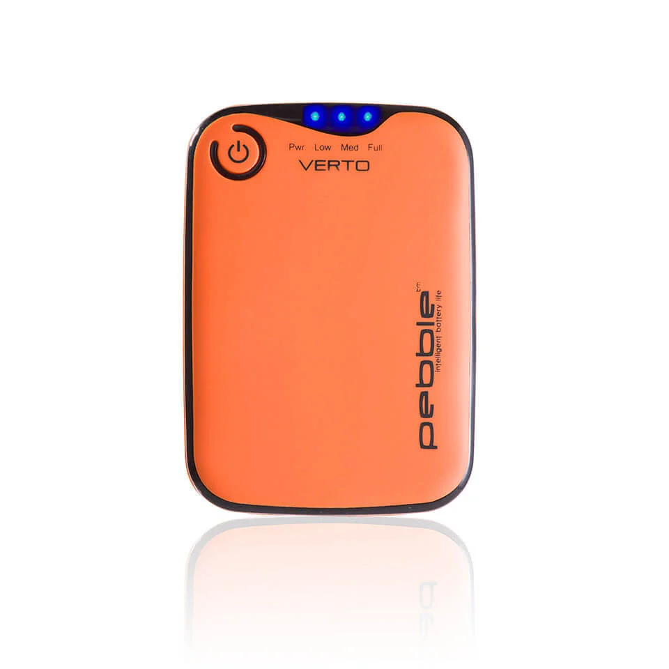 Veho Pebble Verto Portable Battery Back Up Power, 3700mah - Orange Afbeelding 1