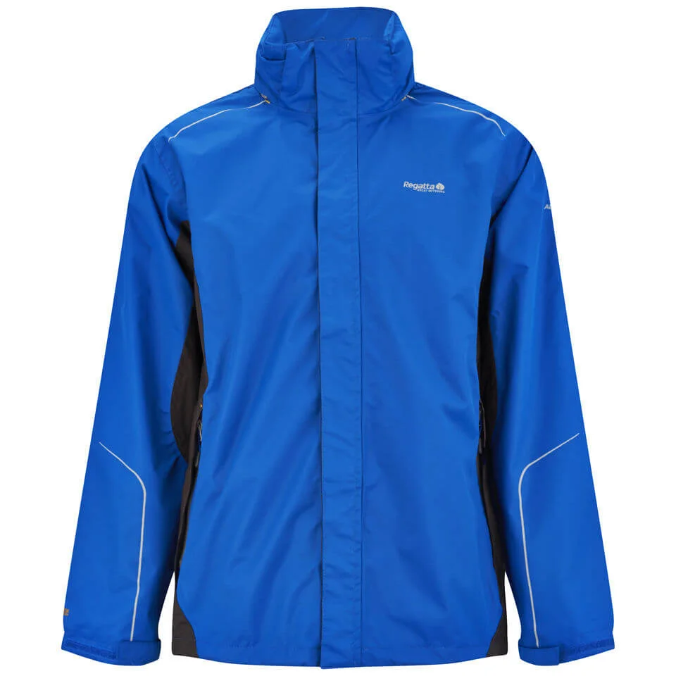 Regatta Men's Sangson Waterproof ISOTEX 5000 Jacket - Oxford Blue/Ash - XXXL - Blauw Afbeelding 1