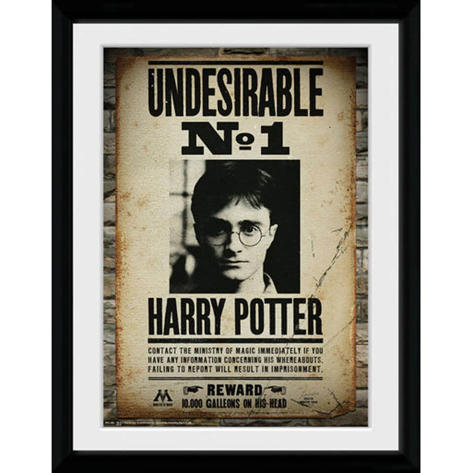 Harry Potter Undesirable No 1 - 30x40 Collector Prints Afbeelding 1