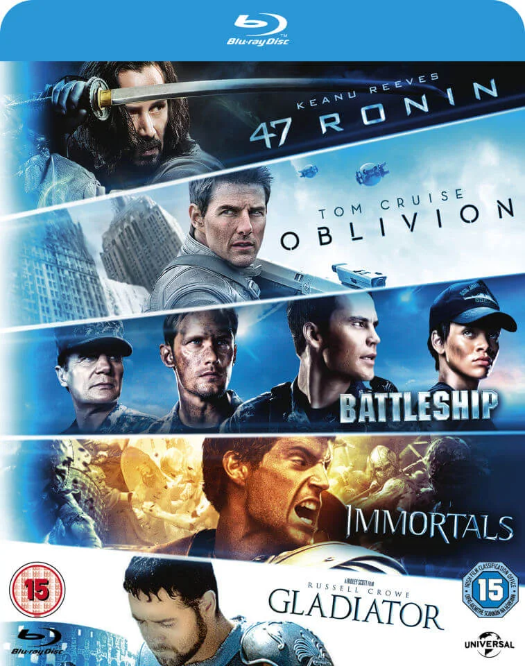 Oblivion / Battleship / Immortals / Gladiator / 47 Ronin Afbeelding 1