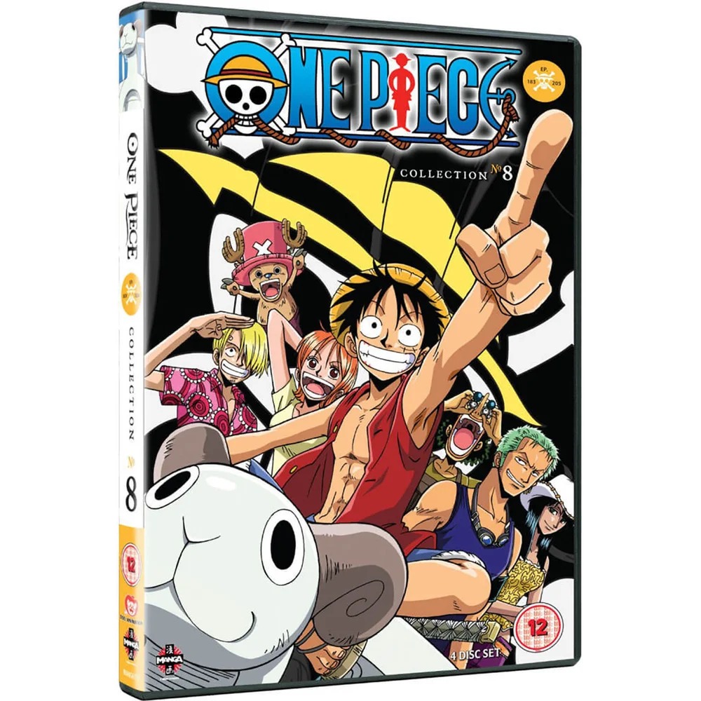 One Piece (Uncut) Collectie 8 (Afleveringen 183-205) Afbeelding 1