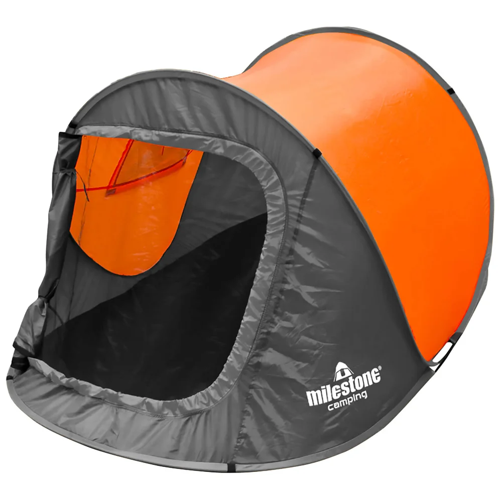 Milestone Camping 2 Man Pop-Up Tent Afbeelding 1