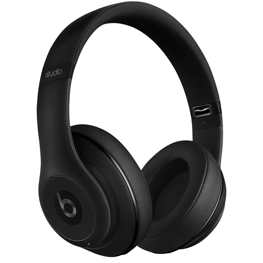 Beats By Dr. Dre: Studio 2.0 Noise Cancelling Wireless Headphones - Matt Black - Apple Refurbished Afbeelding 1