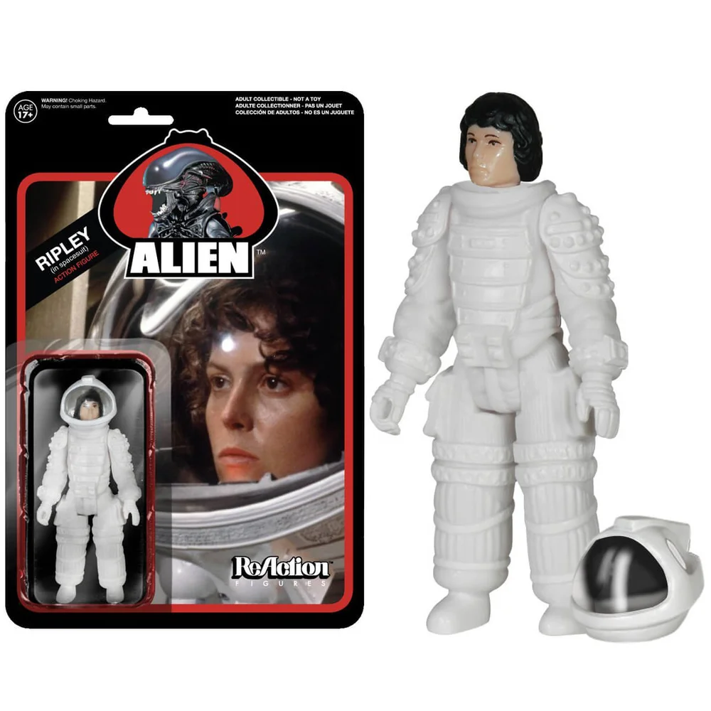 ReAction Alien Space Suit Ripley 3 3/4 Inch Action Figure Afbeelding 1