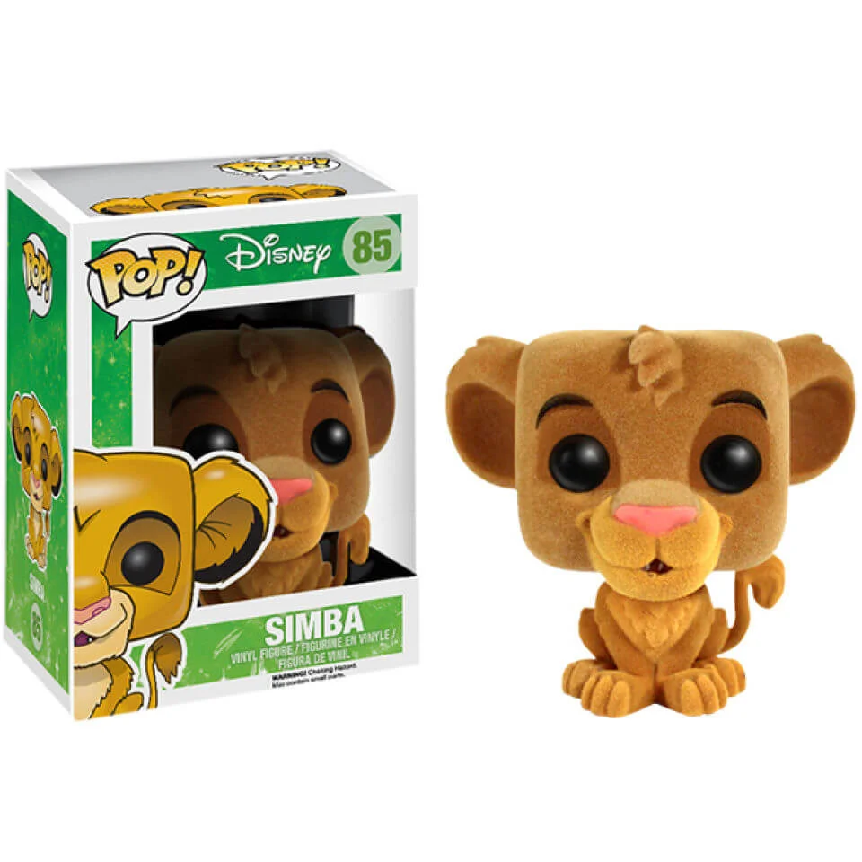Disney The Lion King Simba Flocked Funko Pop! Figuur Afbeelding 1