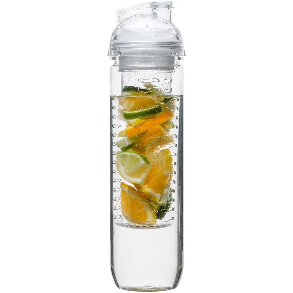 Sagaform Fresh Bottle with Fruit Piston - Clear Afbeelding 1
