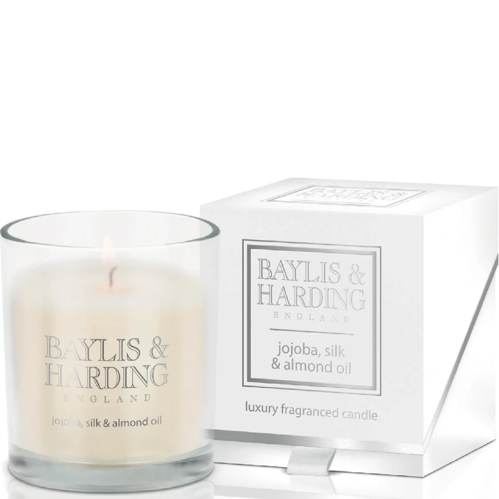 Baylis & Harding Mosaic Jojoba, Silk and Almond Single Wick Candle Afbeelding 1