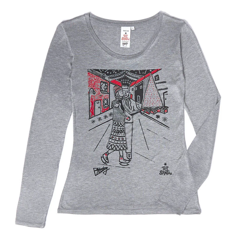 Ben Mosely Women's Long Sleeved T-Shirt - Grey - XS/UK 8 Afbeelding 1
