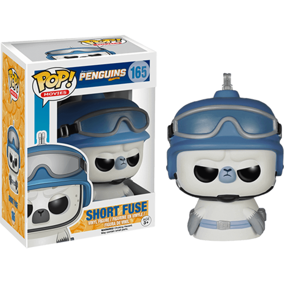 Penguins of Madagascar Short Fuse Pop! Vinyl Figure Afbeelding 1