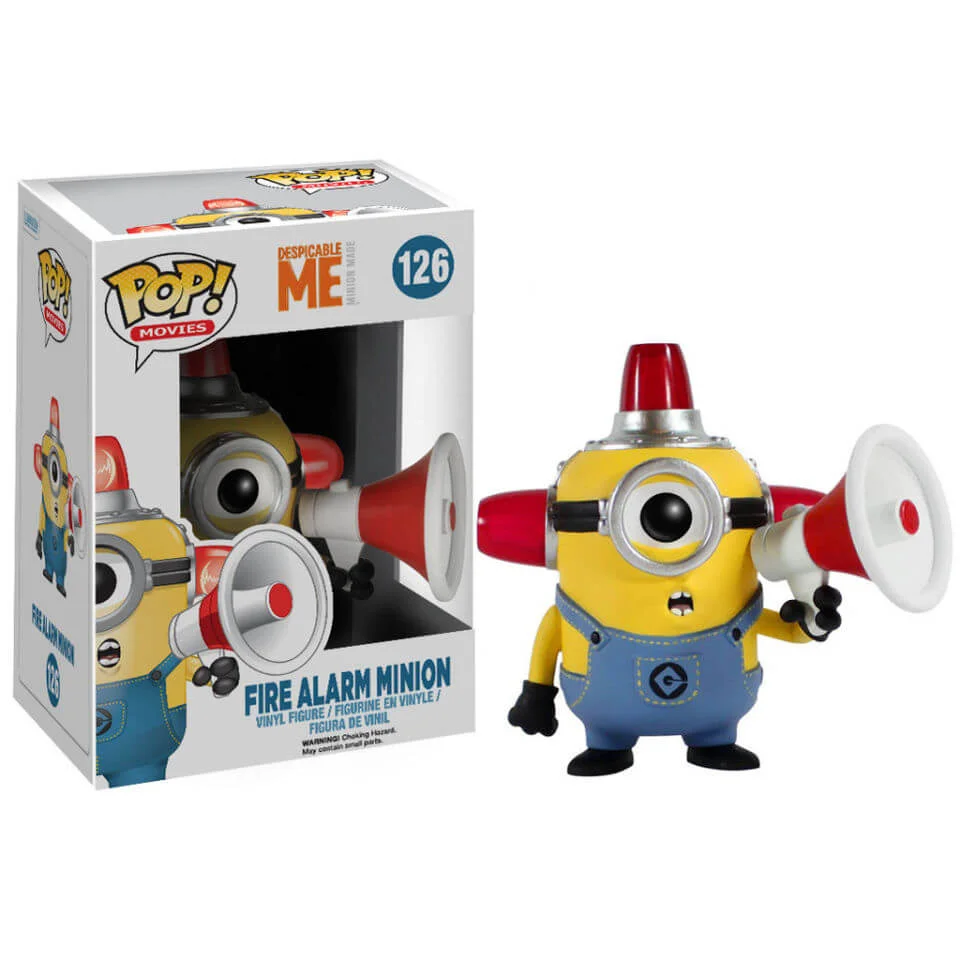 Despicable Me: Fire Alarm Minion - Funko Pop! Figuur Afbeelding 1