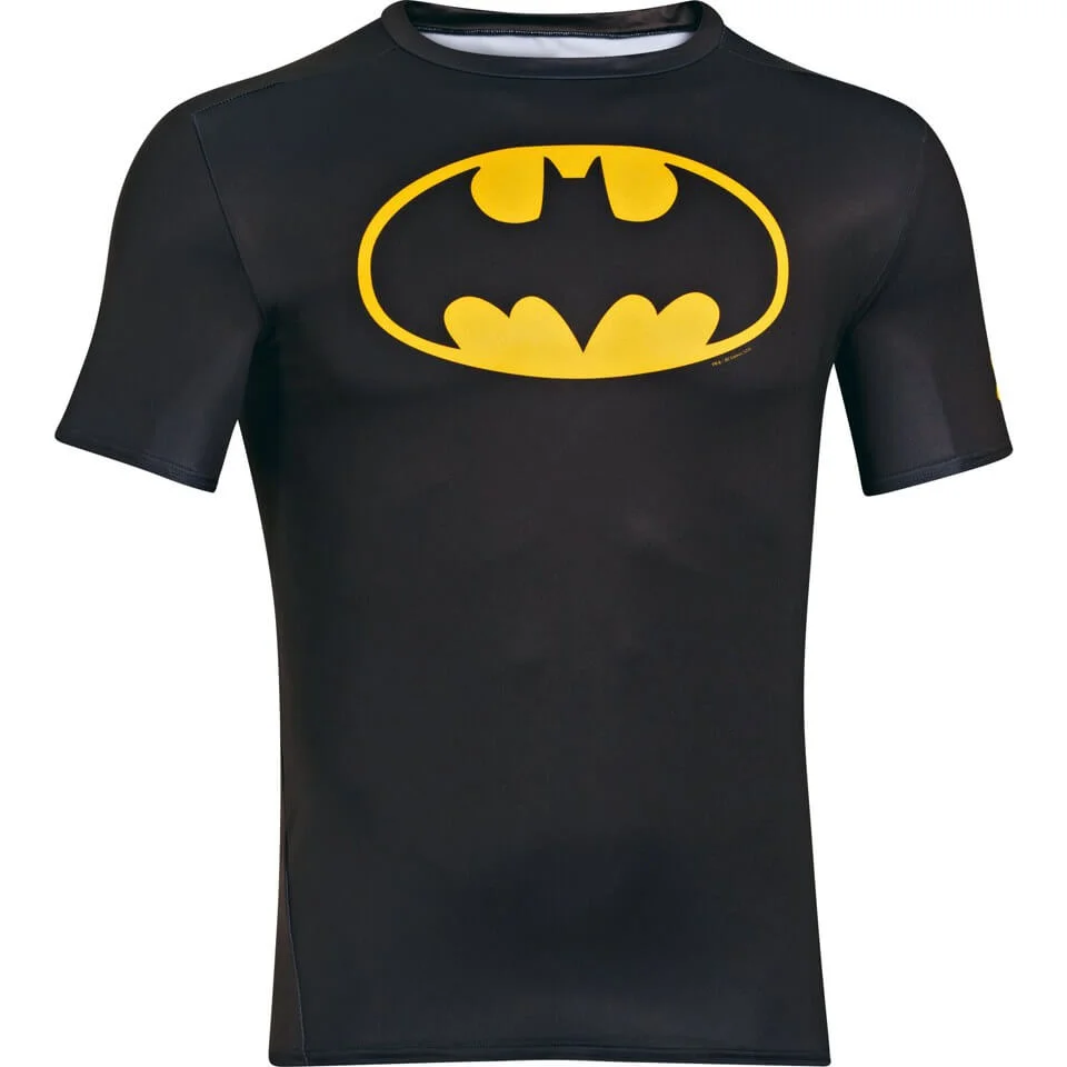 Under Armour Men's Transform Yourself Compression Top - Black/Yellow - S - Black/Yellow Afbeelding 1