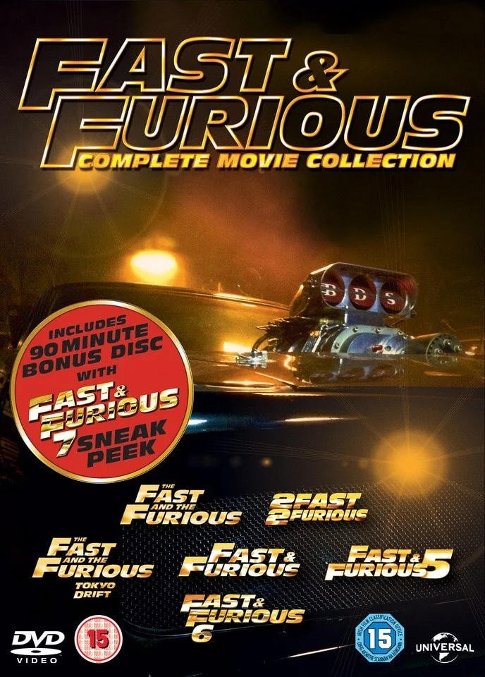 Fast & Furious 1-6 With Sneak Peek Afbeelding 1