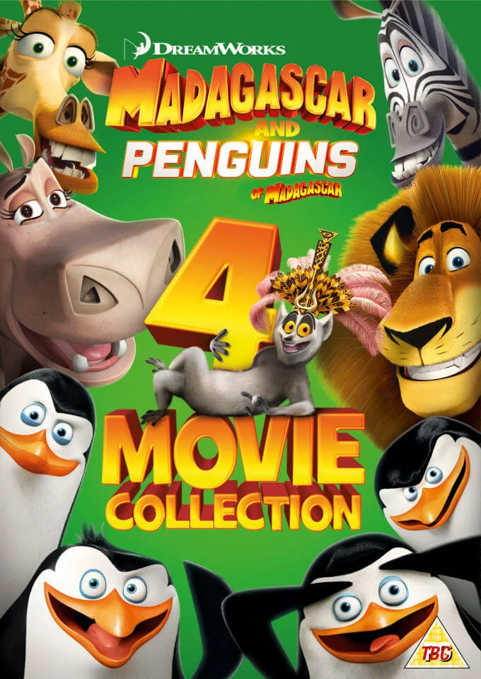Penguins of Madagascar/Madagascar 1-3 Box Set Afbeelding 1