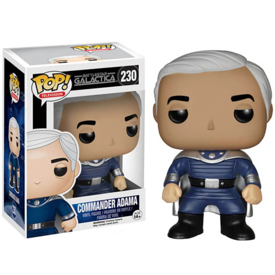 Battlestar Galactica Classic Commandant Adama Pop! Vinyl Figure Afbeelding 1