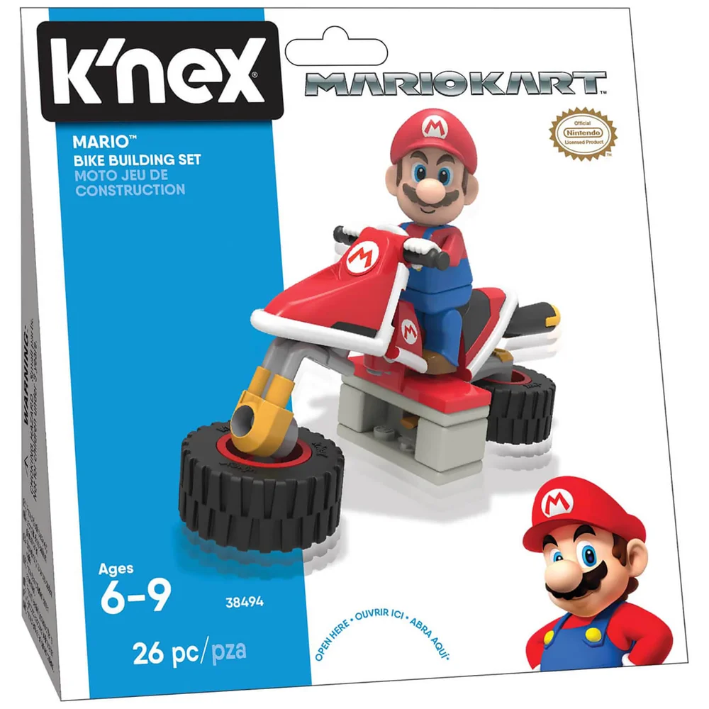 K'NEX Mario Kart: Mario Hover Bike Building Set (38494) Afbeelding 1