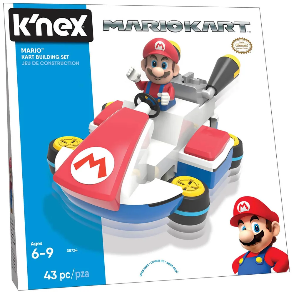 K'NEX Mario Kart: Mario Kart Building Set (38724) Afbeelding 1