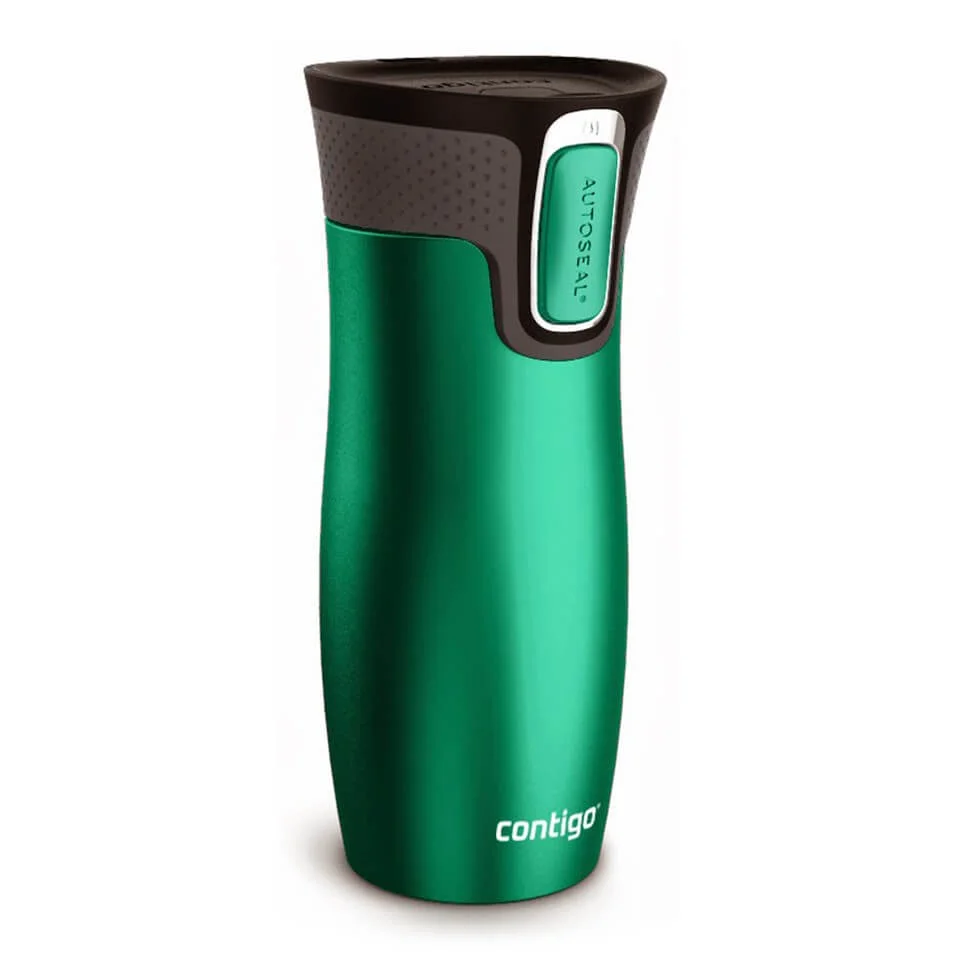 Contigo West Loop Autoseal Travel Mug with Lock (470ml) - Emerald Green Afbeelding 1
