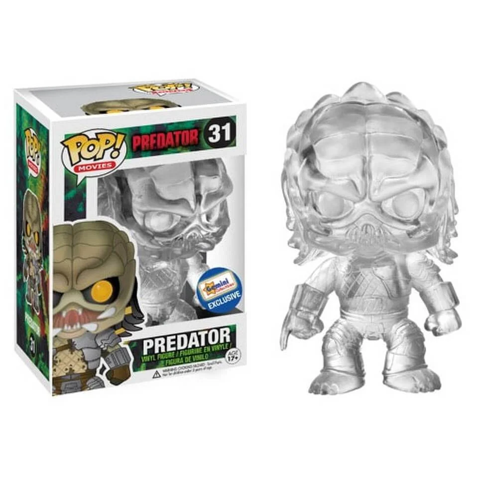 Predator Clear Predator Exclsuive Pop! Vinyl Figure Afbeelding 1
